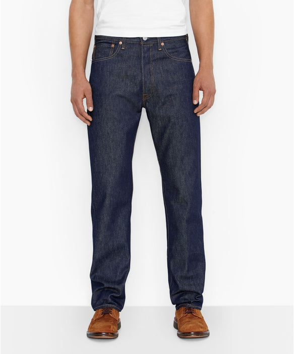 Levi's Men's 501 Original Shrink-To-Fit Jeans - Rigid Blue Denim — New York