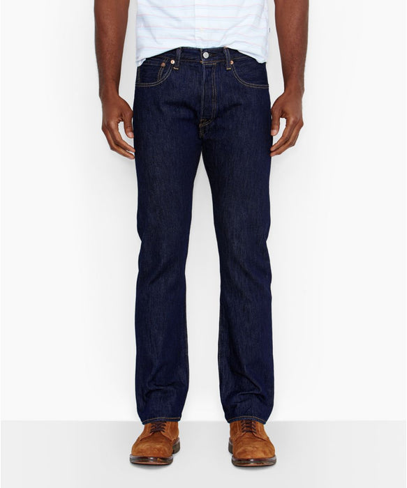 Levi’s Men's 501 Original Fit Jeans Rinsed