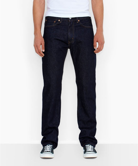 Levi's Men's 505 Regular Fit Jeans in Rinsed at Dave's New York