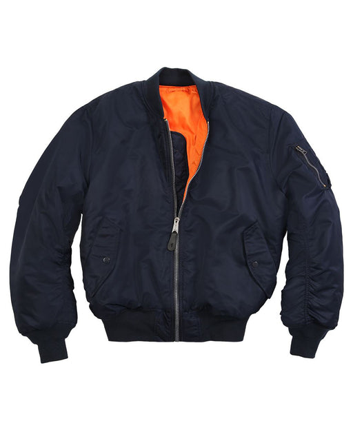 Alpha Industries MA-1 Flight Jacket in Replica Blue at Dave's New York