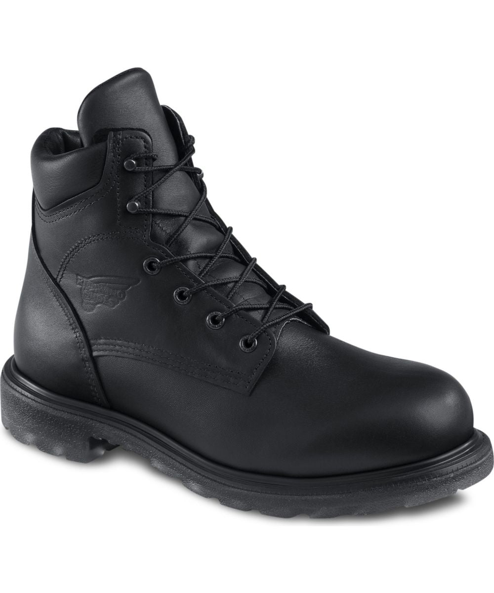 VIRGOwearworks W-WING18　Black 3 Red Wing Shoes Men's Work Boots (607) - Supersole 2.0