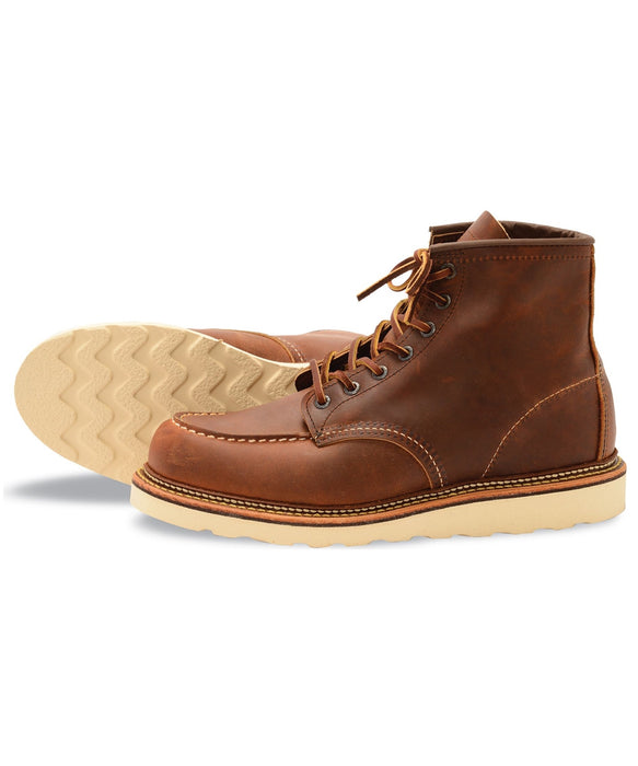 Red Wing 6-inch Classic Moc Toe Heritage Boots – 1907 – Copper