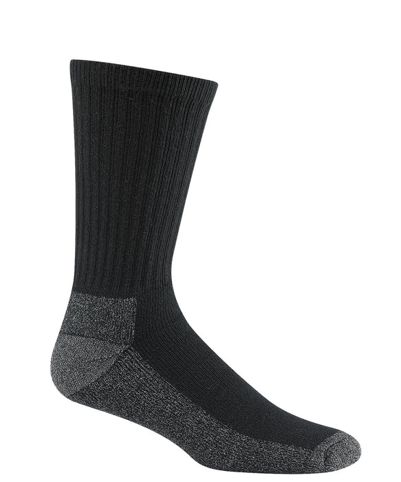 Wigwam At-Work Cotton Crew Socks (3 Pack) in Black at Dave's New York