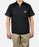 Ben Davis Short Sleeve Half-Zip Work Shirt in Black at Dave's New York