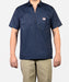 Ben Davis Short Sleeve Half-Zip Work Shirt in Navy at Dave's New York