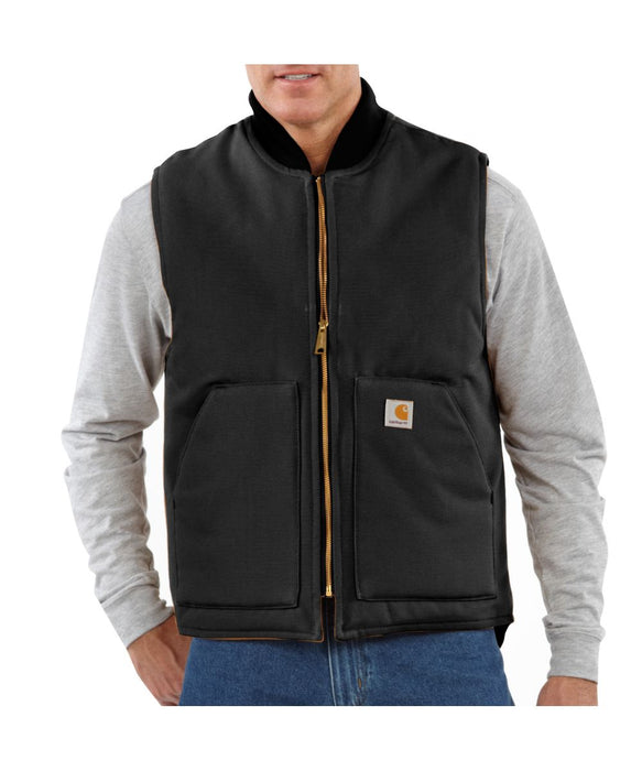 Carhartt V01 Duck Vest Black — Dave's New York - Main Image