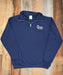 Dave’s New York Men's Vintage Logo Half-Zip Sweatshirt - Navy