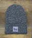 Dave's New York Vintage Logo Beanie - Black/White Marl